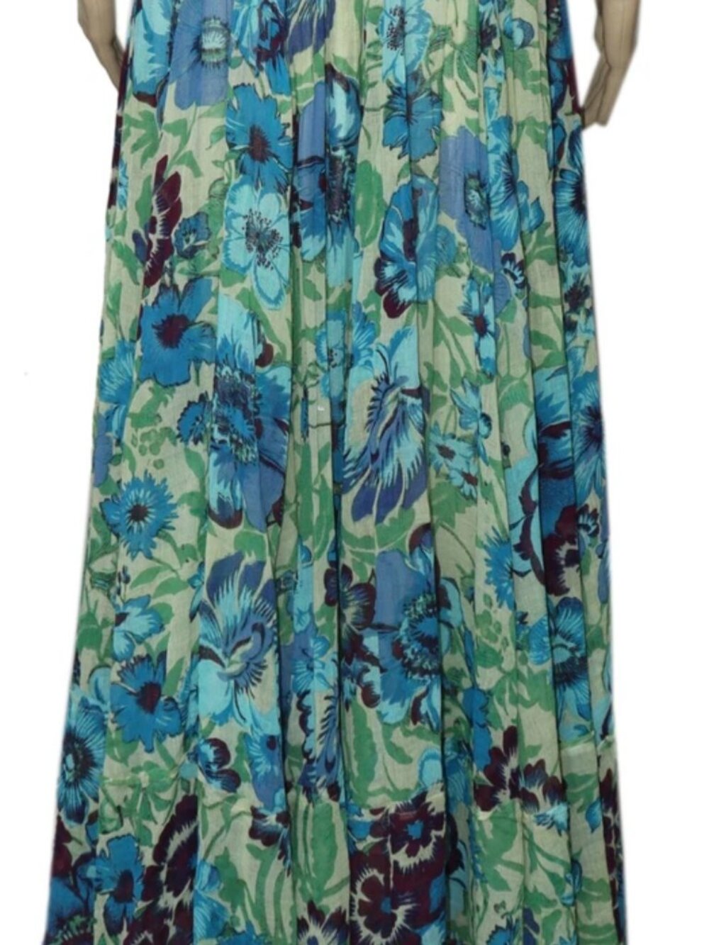 Free People FP One Ciella Printed Maxi Dress Floral Smocked XS - Picture 5 of 7